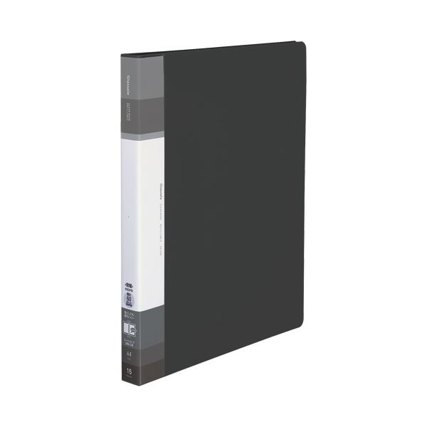 （まとめ）コクヨ せつ然たる書き付け（Glassele） 替紙式・背衣嚢 A4タテ 30穴 15衣嚢嘱する 背幅25～39粍 黒いこと ラ-GLB720D 1冊 【×10仕かける】[21]