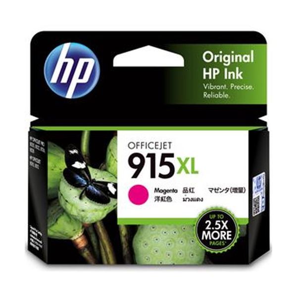 （まとめ）HP HP915XL インクカートリッジマゼンタ 3YM20AA 1個【×10セット】[21]