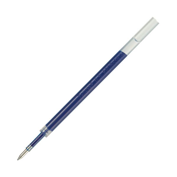 （まとめ）TANOSEE ノック式ゲルインクボールペン替芯 0.5mm 青 1パック（5本）【×20セット】[21]