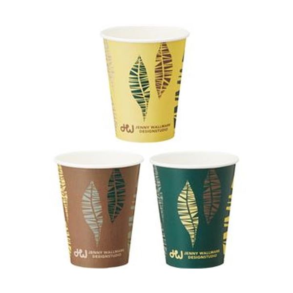 （まとめ）TANOSEE 厚紙タンブラーFeathers 280ml（9.5オンス）1パック（50個）【&times;20セット】[21]｜本家屋