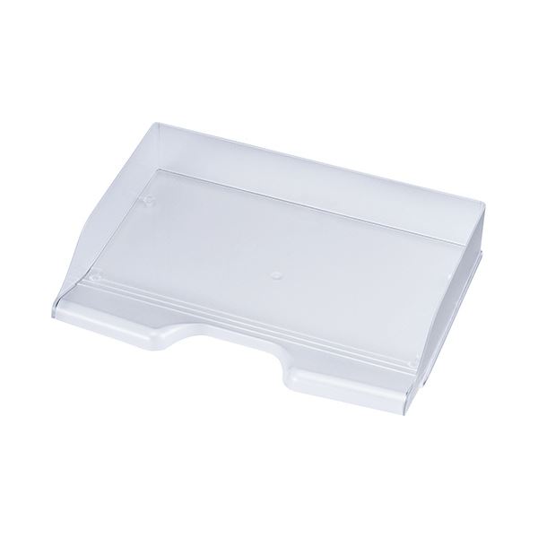 (まとめ) セキセイ スケルトンデスクトレーA4ヨコ クリア SSS-1340T 1個  【×30セット】[21]