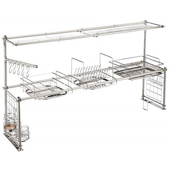 キッチンラック キッチン収納 約幅最大137.5cm 3段切替式 受注生産 日本製 キチンとキッチン収納 KS-2717 ダイニング 台所[21]