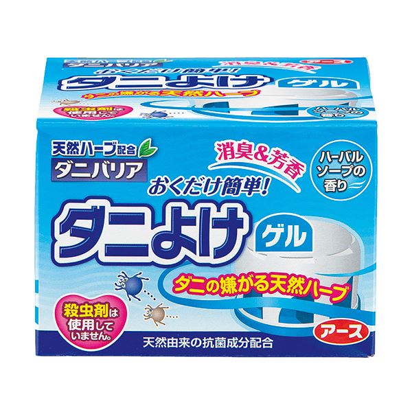 まとめ アース製薬 ダニバリア 日本に ＜セール＆特集＞ ダニよけゲルハーバルソープの香り 1個 21 ×5セット