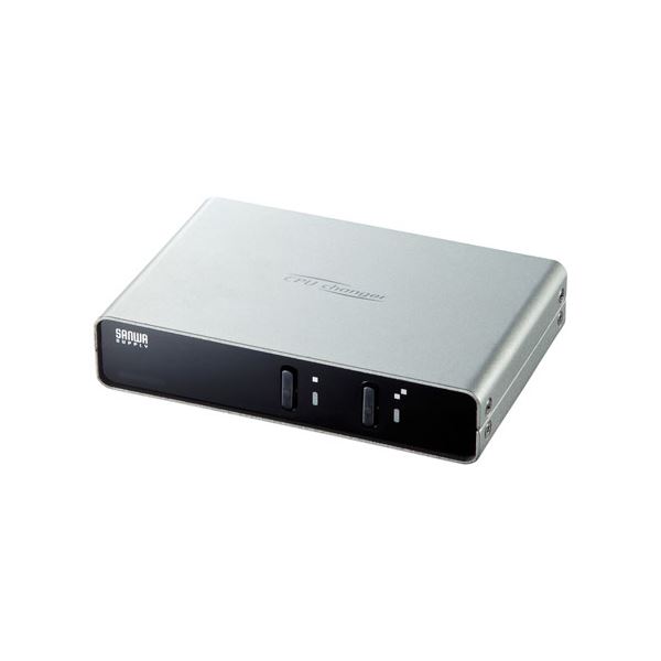 サンワサプライ パソコン自動切替器(2:1) SW-KVM2LUN2[21]｜本家屋