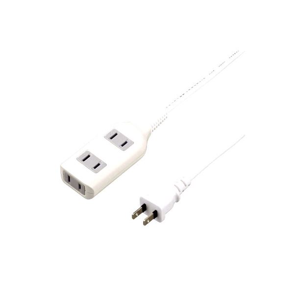 【5個セット】 YAZAWA テーブルタップ 3個口 10m ホワイト HSL3010WHX5[21]｜本家屋