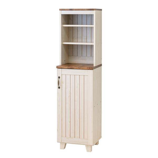 カントリー ハイキャビネット W40×D40×H151cm 【組立品】【代引不可】[21]