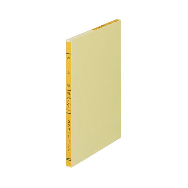 (まとめ) コクヨ 一色刷りルーズリーフ 売上帳 B5 30行 100枚 リ-302 1冊 【&times;10セット】[21]｜本家屋