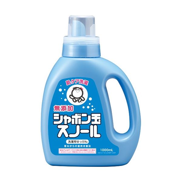 (まとめ) シャボン玉石けん シャボン玉 スノール本体 1000ml 1本 【×3セット】[21]