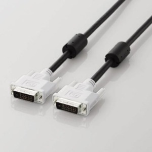 5個セット エレコム DVIデュアルリンクケーブル（デジタル） CAC-DVDL10BKX5[21]｜本家屋