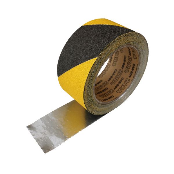 (まとめ）カーボーイ すべり止めテープザラザラ トラ柄 50mm×5m【×5セット】[21]
