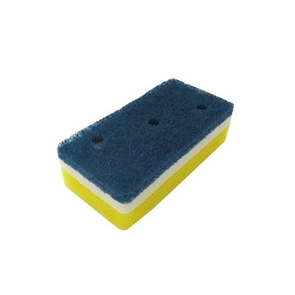 (まとめ) ナイロンスポンジ/キッチンスポンジ 【3層構造】 抗菌 キッチン用品 『泡キュット』 【240個セット】[21]｜本家屋