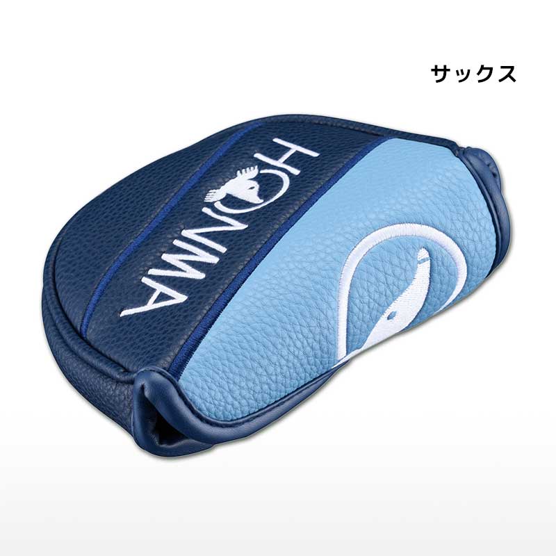 HONMA トーナメントプロモデル マレットタイプパターカバー ブラック レッド サックス ホンマ GOLF HEAD COVER 本間ゴルフオフィシャル ホンマゴルフ ヘッドカバー パターカバー ピンク ゴルフクラブ