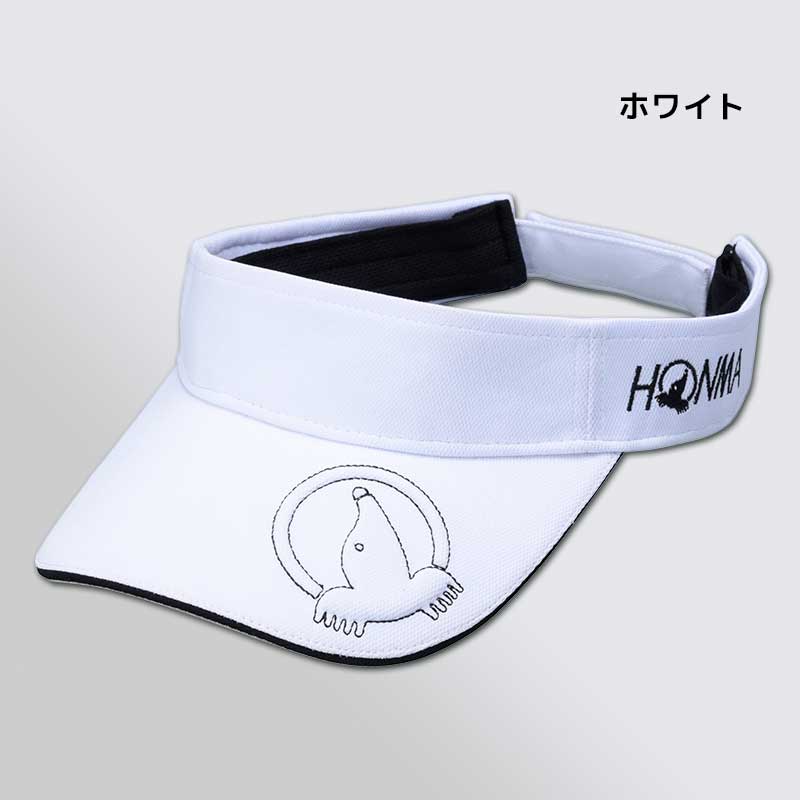 メーカー再生品】 エンボス モグラデザインサンバイザー 全6色 フリーサイズ 約57〜59cm ホンマ HONMA GOLF CAP  moderne-boligindretning.dk