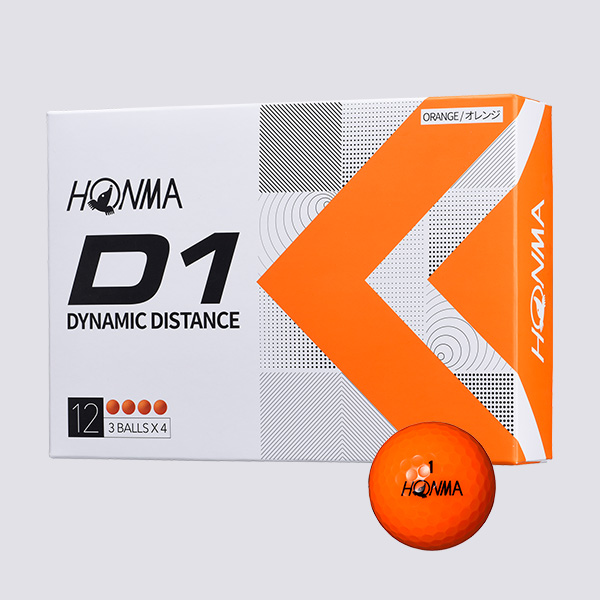 新品 マルチカラー 1ダース 12球入り  HONMA D1　2022年モデル