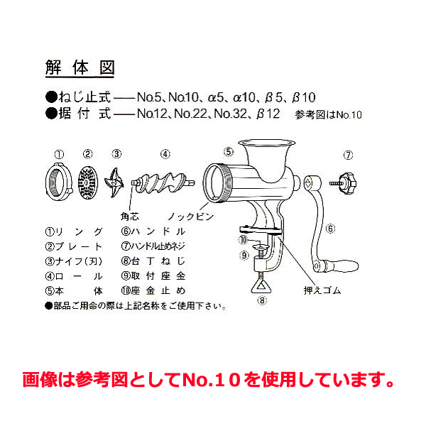 国内在庫 厨房 Byonhoボニー 手廻し式ミンサー ミートチョッパー No