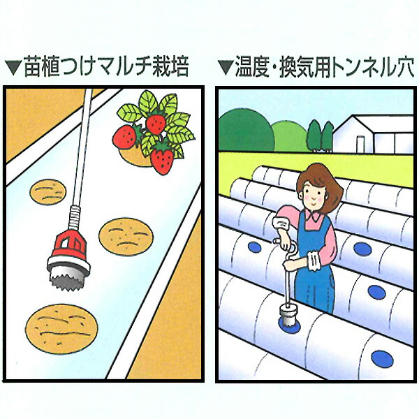 マルチ穴あけ器ぽんぽんカッター本体(M-150)100mm刃付き