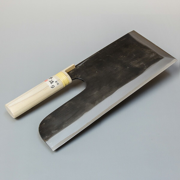 【新品未使用】豊蔵オリジナル ステンレス蕎麦包丁（漆木柄）そば包丁 新品未使用】豊蔵オリジナル ステンレス蕎麦包丁（漆木柄）そば包丁