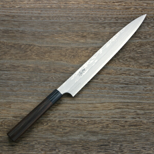 楽天市場】堺重勝 柳刃包丁 片刃 210mm 白二 鋼付き (和包丁 一般向け