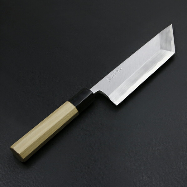 楽天市場】東周作 鰻裂き包丁 片刃 180mm 江戸裂き 関東型 青紙2号