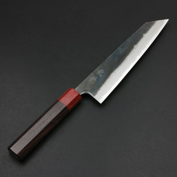 仙助 包丁 牛刀 牛刀包丁 青紙スーパー 黒肌梨地 欅八角柄 210mm ③ 4573200717802.jpg