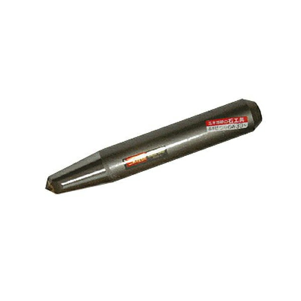 三木技研 はつりのみ 27mm x 190mm 317(金槌 ハンマー 石材加工 大工道具)