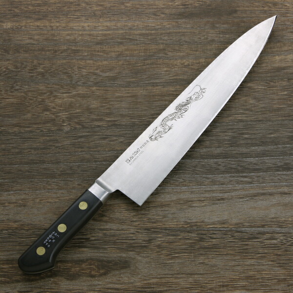 楽天市場】ミソノ 牛刀 両刃 180mm モリブデンステンレス鋼 共口金付き