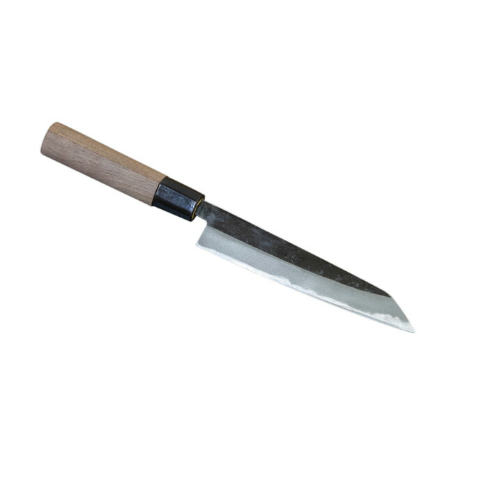 楽天市場】柳刃包丁 片刃 210mm 青紙2号 黒打ち槌目仕上げ