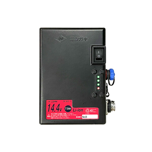 ニシガキ 太丸ハンデ用乾電池 7Ah N902-1 切り落とすばさみ