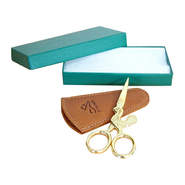 楽天市場】プレマックス 刺繍鋏95mm 鶏型 ゴールド(刺繍 ばさみ 裁縫