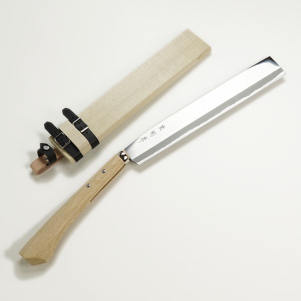 腰鉈 両刃300mm 中幅 青紙鋼