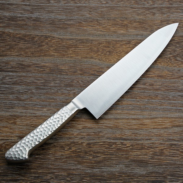 再生品　源正金　牛刀　245mm　鋼　口金　木柄　本職用 再生品 源正金 牛刀 245mm 鋼 口金 木柄 本職用の通販 by