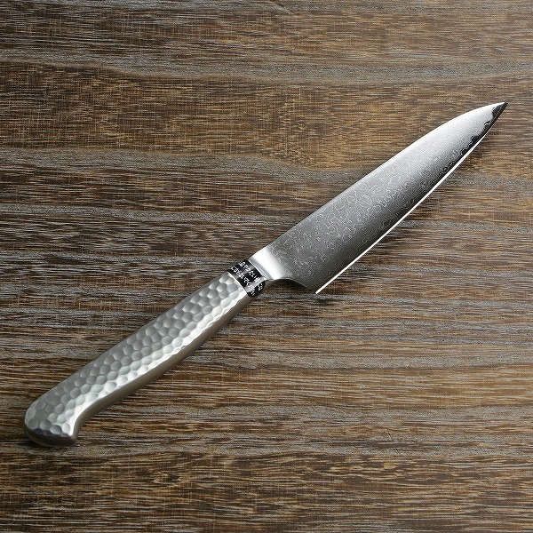 楽天市場】ペティナイフ 切付型 両刃 135mmAUS10 三層鋼 ステンレス 槌