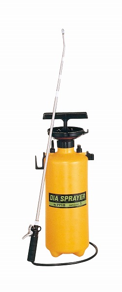 フルプラ プレッシャー式噴霧器 7L 単頭式ステンレス製 4段式伸縮ノズル(最長2.1m)付き No.7710 日本製（加圧式 殺虫殺菌剤 ホルモン剤 コンクリート剥離剤 消毒剤）｜刃物・道具の専門店　ほんまもん