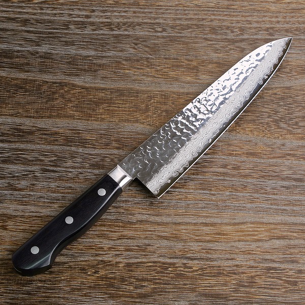 楽天市場】和牛刀 両刃 210mm 銀三ステンレス 割込み 梨地仕上げ 八角