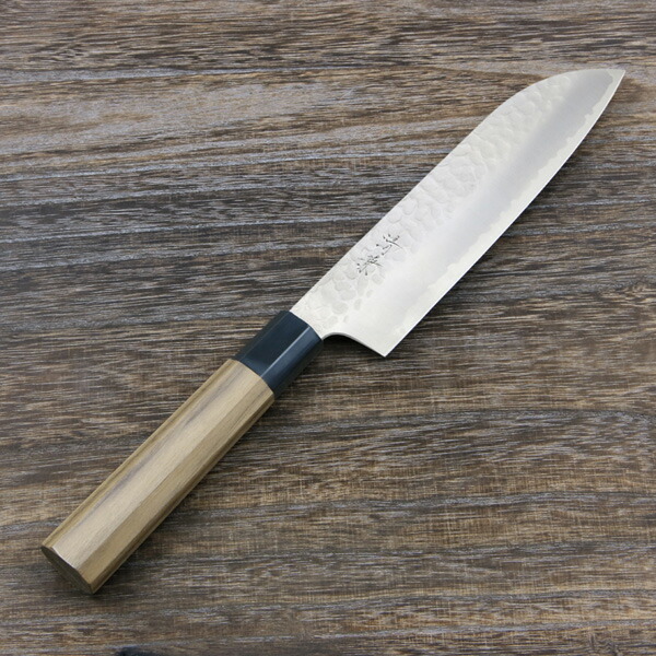 楽天市場】和三徳包丁 両刃 165mm 粉末ハイス 水牛八角柄 (和