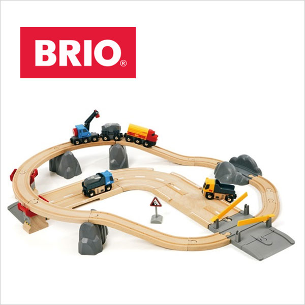 【楽天市場】BRIO（ブリオ）レール＆ロードトラベルセット木製