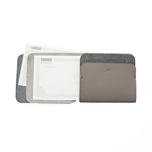 ミニマル&サスティナブルな二つ折り財布！ AA FOLDING WALLET 【2つ折り ウォレット 革】