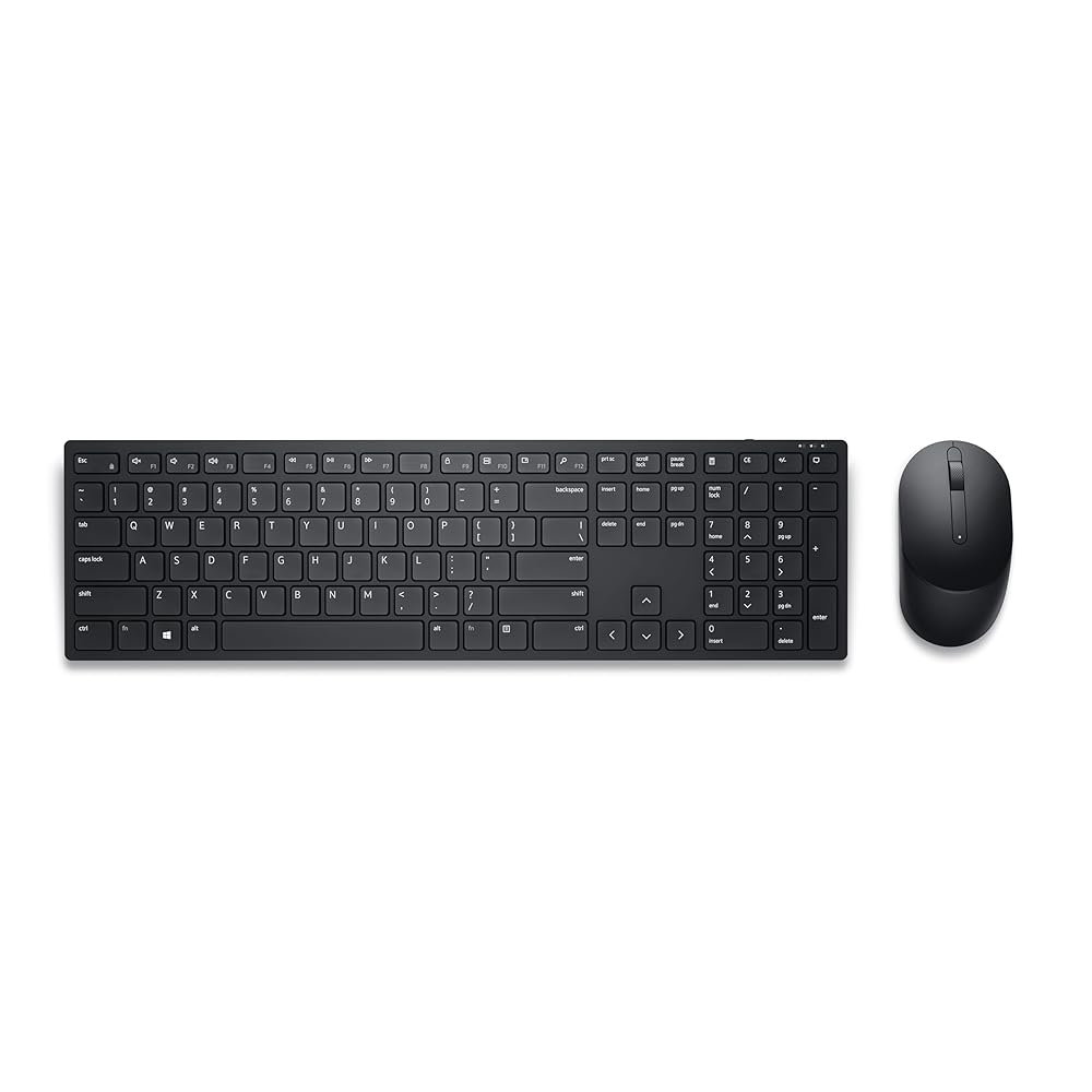 「訳あり新品★外箱段ボールにキズ・汚れた状態あり・物打ちは新品です」Dell 鍵盤と二十日鼠仕掛ける KM5221W - USレイアウト - 黒いこと
