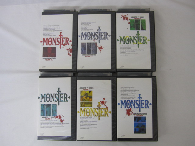 HVS00374　【送料無料】【中古・VHSビデオセット】「MONSTER モンスター Vol.7-12」画像