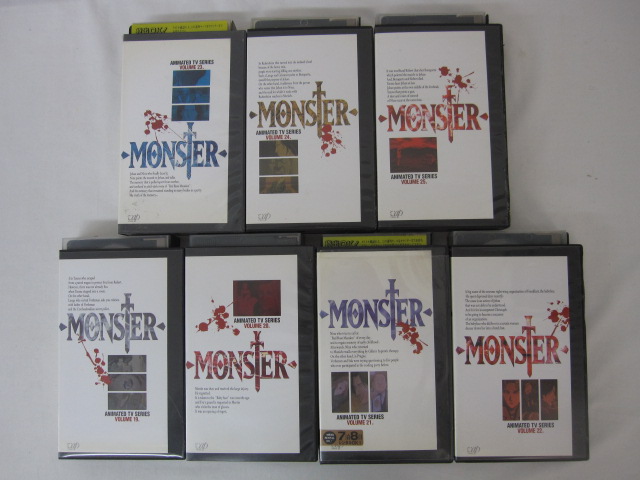 HVS00403【送料無料】【中古・VHSビデオセット】「MONSTER モンスター Vol.19-25」画像