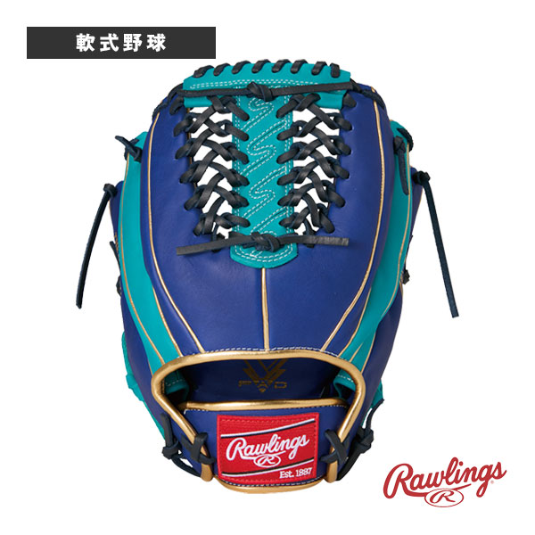 ローリングス 軟式 グローブ　ハイパーテックカラーズ　左投げ 軟式グラブ ハイパーテックカラーズ Y719 外野 野球グローブ 左