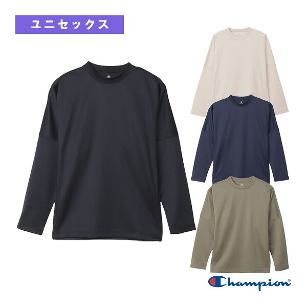 リカバリー長袖Tシャツ Recovery LONGSLEEVE T-SHIRT ユニセックス C3CS490『オールスポーツウェア（メンズ/ユニ） チャンピオン』｜ベースボールプラザ 7,338円