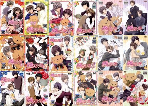 ●※【訳あり商品】純情ロマンチカ　シーズン１（全6巻）+シーズン２（全6巻）+シーズン３（全6巻）、全18巻セット　※１巻背表紙に色あせありです。中古DVD｜スマイルDVD　本店　店