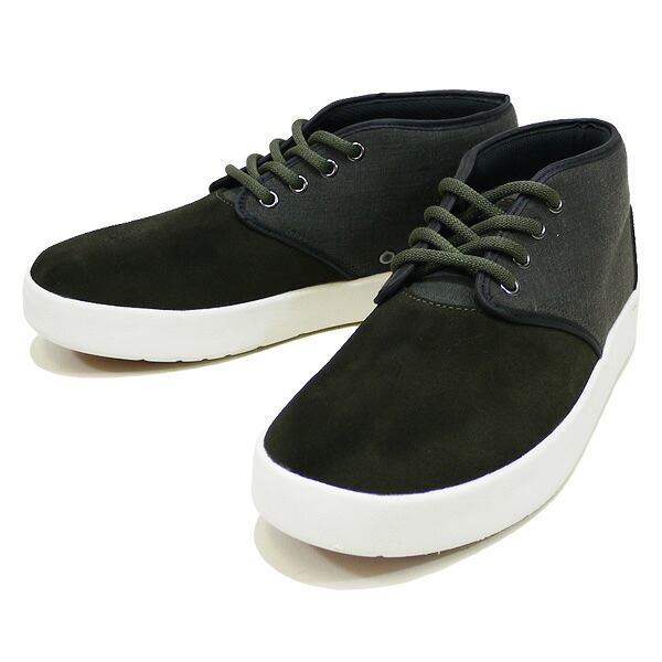 ARETH アース : チャッカブーツタイプスニーカー 靴 "BULIT" DARK MOSS｜ＨＯＯＤ