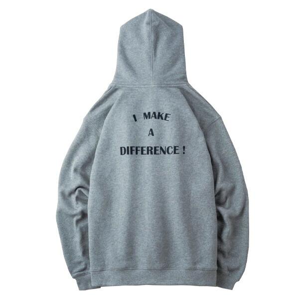 BLUCO WORK GARMENT ブルコ : 下げ札 ジップアップパーカ(パイル) GRAY