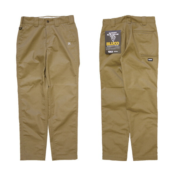 BLUCO WORK GARMENT ブルコ : ストレッチ ライドワークパンツ Khaki｜ＨＯＯＤ