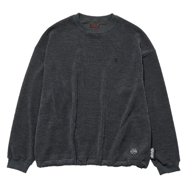 CLUCT クラクト : ストレッチコーデュロイ カットソー Black