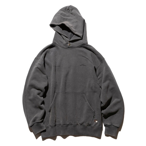 CLUCT クラクト : ボタンネックプルオーバーパーカ(裏毛) CARBON