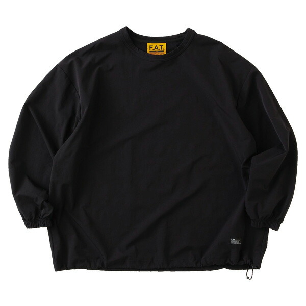 F.A.T. エフエーティー : ストレッチナイロンカットソー,ピステ Black