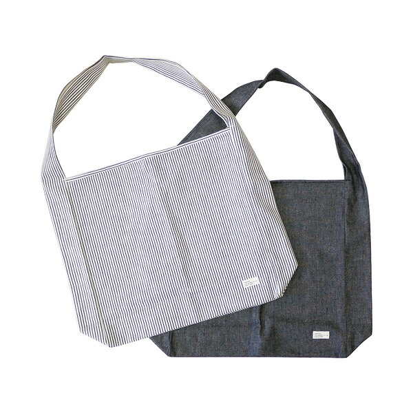 ORGANICSTA オーガニックスタ : デニムマルシェバッグ,トートバッグ Black,Hickory